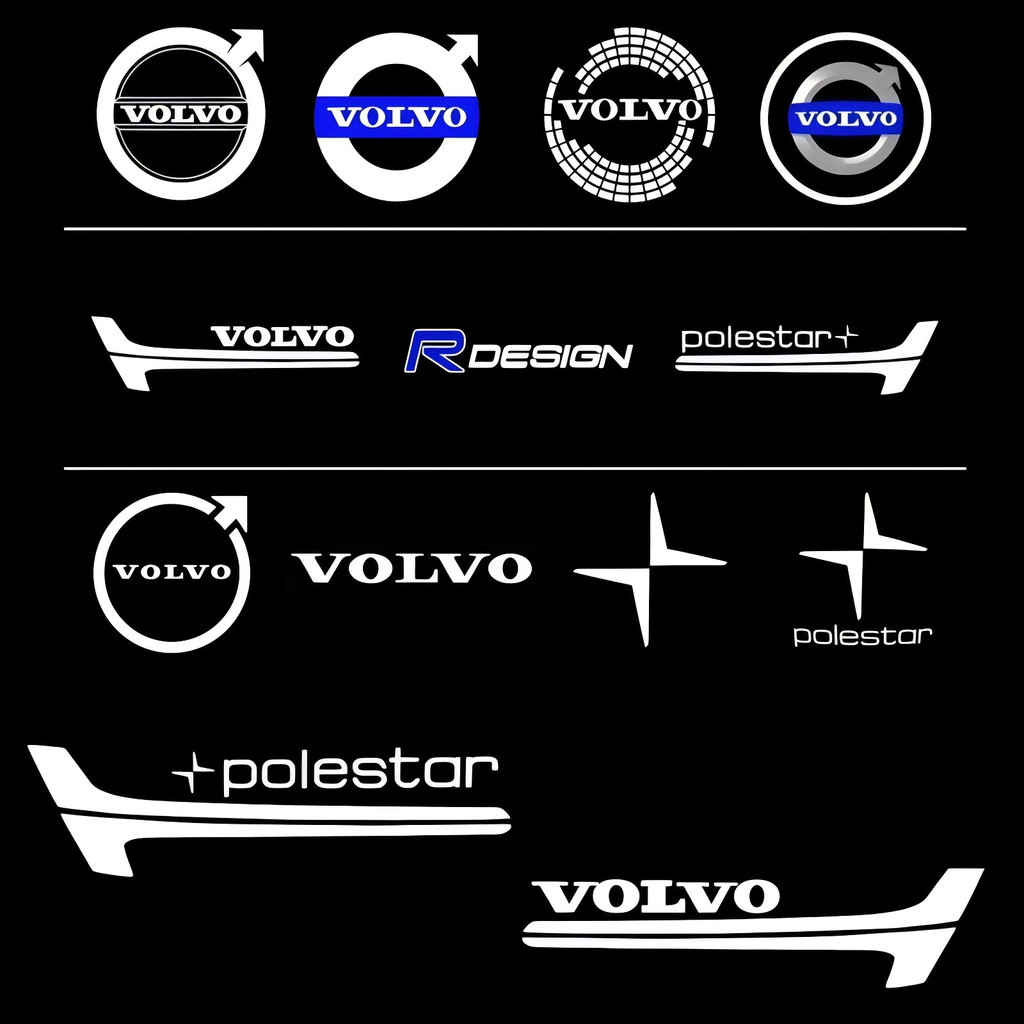 2 Chiếc Ô Tô LED Cửa Chào Mừng Máy Chiếu Logo Ma Bóng Đèn Phụ Kiện Tự Động Cho Volvo V40 V60 V90 XC4