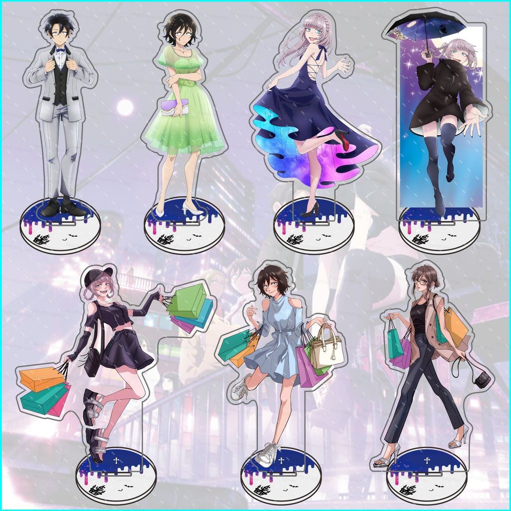 HK1 Gọi Đêm Đứng Tấm Nanakusa Nazuna Acrylic Đứng Ký Anime Để Bàn Trang Trí KH1