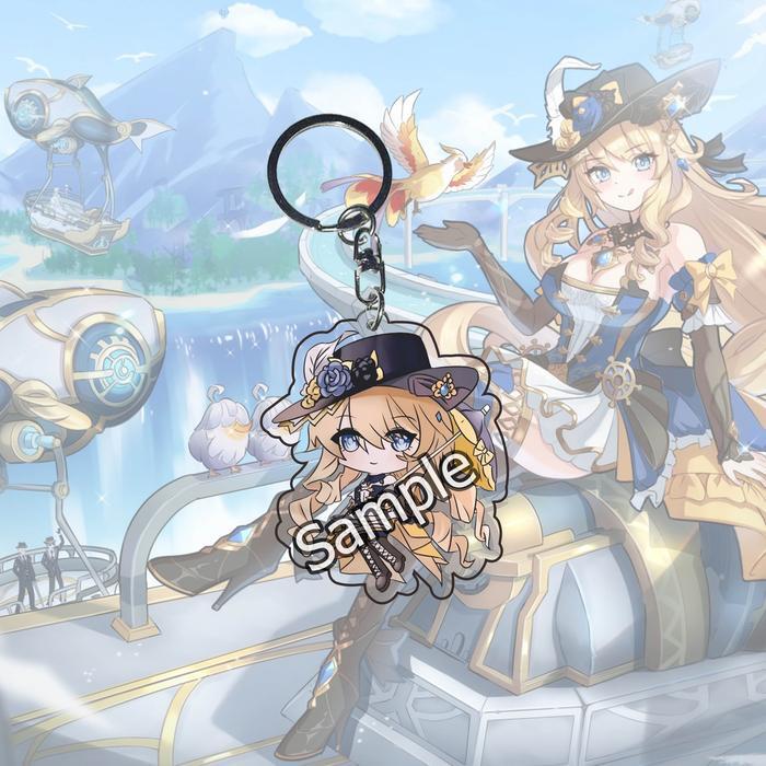 Gantungan Kunci Genshin Impact Navia  - Key Chain - Ganci - GI - Navia 01, Gantungan Kunci