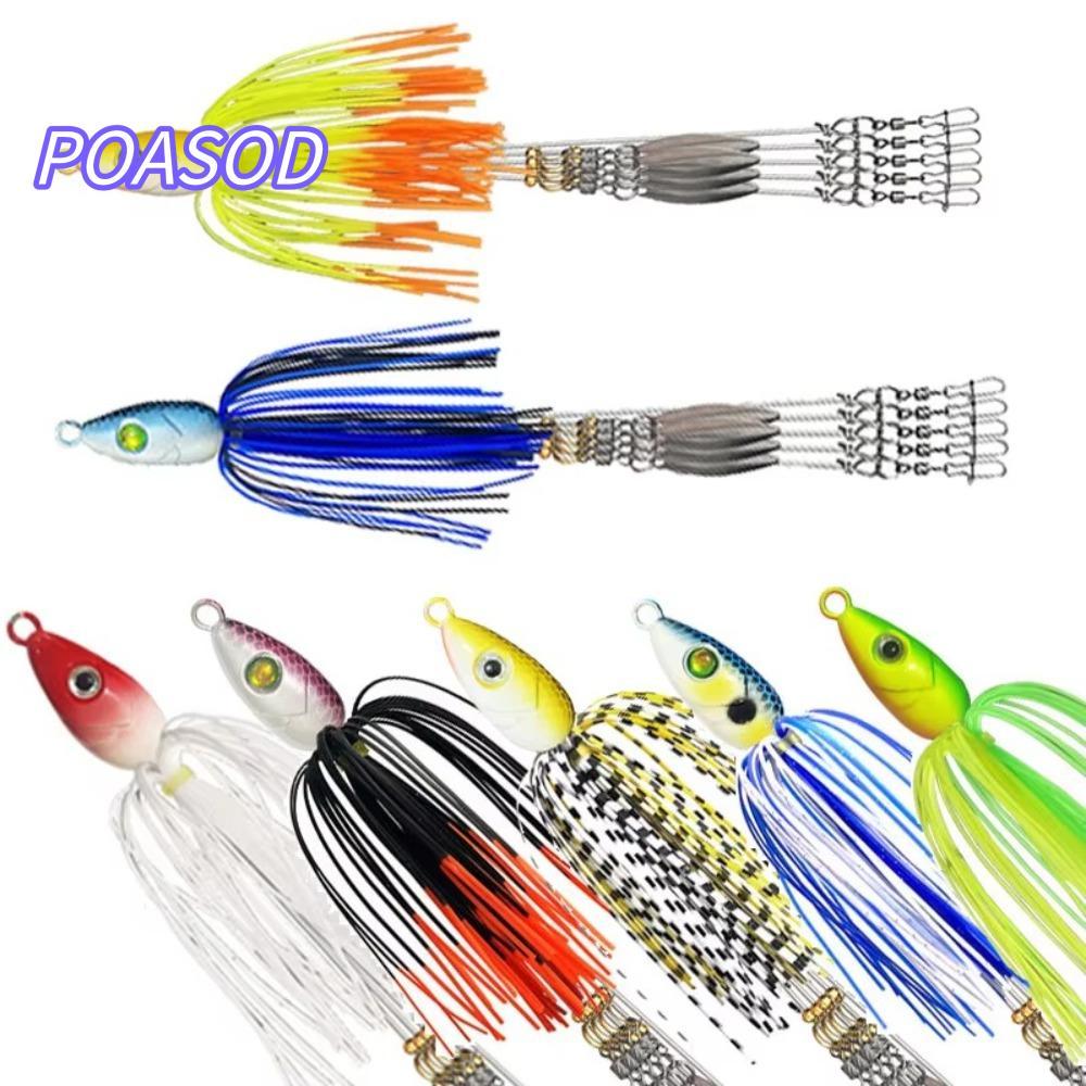 MAYSHOW Alabama Rig Soft SwimBait Spinner 2025 - Mồi câu cá tấn công nhóm hiệu quả