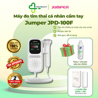  Máy đo nghe tim thai cá nhân cầm tay pin sạc Jumper JPD-100F bảo hành 2 năm  