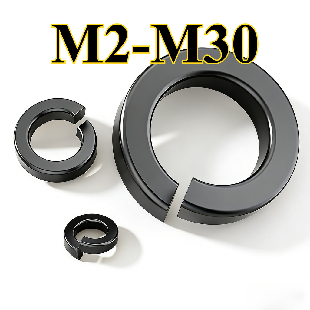 long đền vênh, Long đền ve, Long đền 8.8 cấp đenVòng Đệm Chống Rung, Chống Tự Tháo - Cho Bulong M2-M