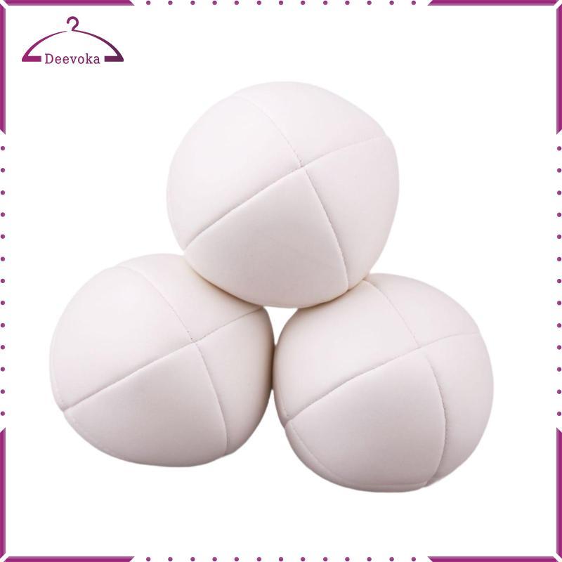 3 Miếng Juggling Balls PU Hand Throwing Juggle Đồ chơi để thực hành Show Beach