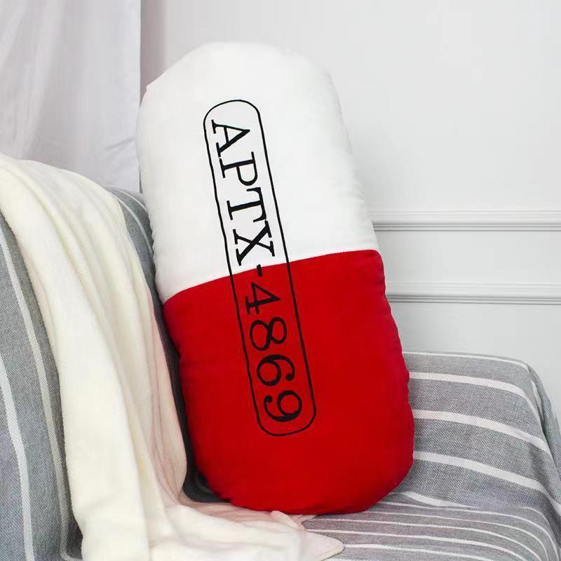 2025 Sản Phẩm Mới Thám Tử Lừng Danh Conan APTX-4869 Biến Hình Thuốc Gối Hoạt Hình Thứ Hai Anime Sang