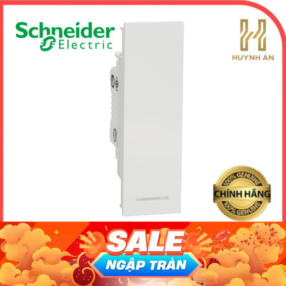 (SE) Công tắc 1 chiều - 16AX - Trắng - dòng AvatarOn A Cắm Nhanh - Schneider Electric - M3T31_1F_WE 