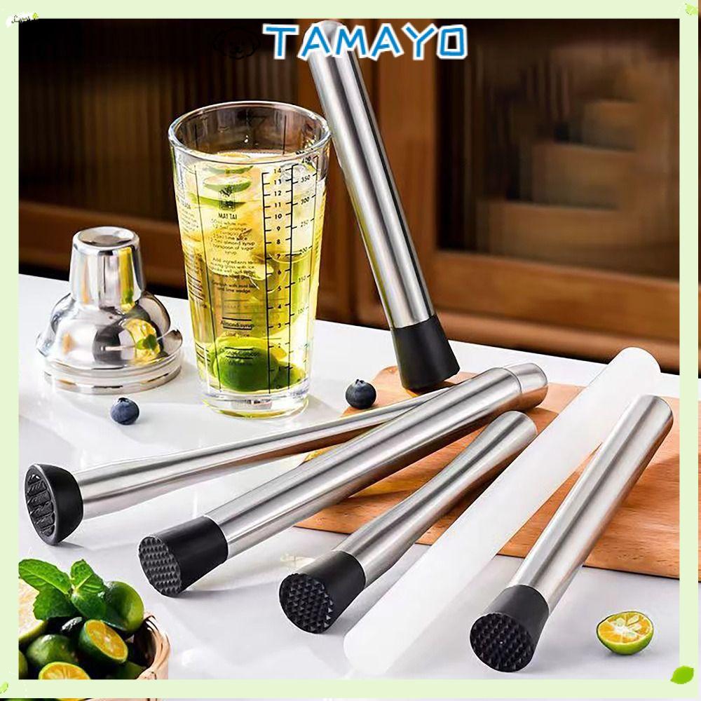 Máy ép búa chanh TAMAYO, Dụng cụ thanh thép không gỉ Ice Cocktail nghiền nát, Máy ép trái cây nghiền