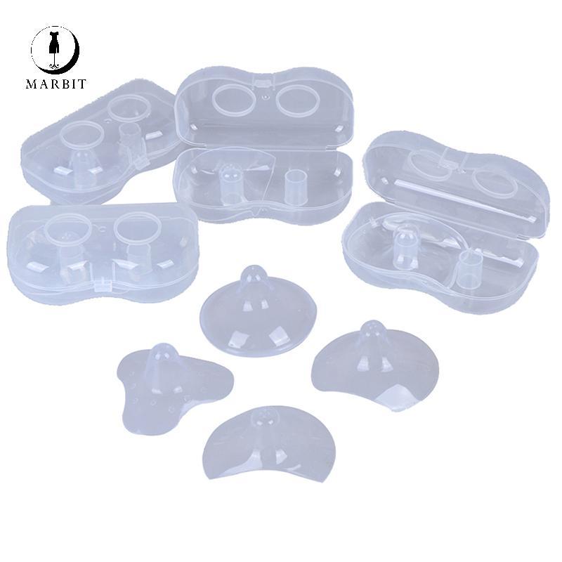 Marbit 2 Cái / lốc Silicone Núm Vú Bảo Vệ Ăn Mẹ Bảo Vệ FHS