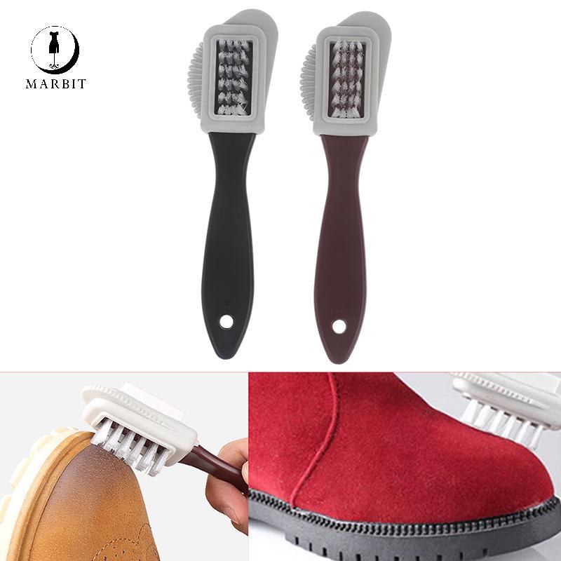 Bộ cọ làm sạch 2 mặt Marbit cho da lộn Giày Nubuck Boot Cleaner vết bẩn bụi FHS