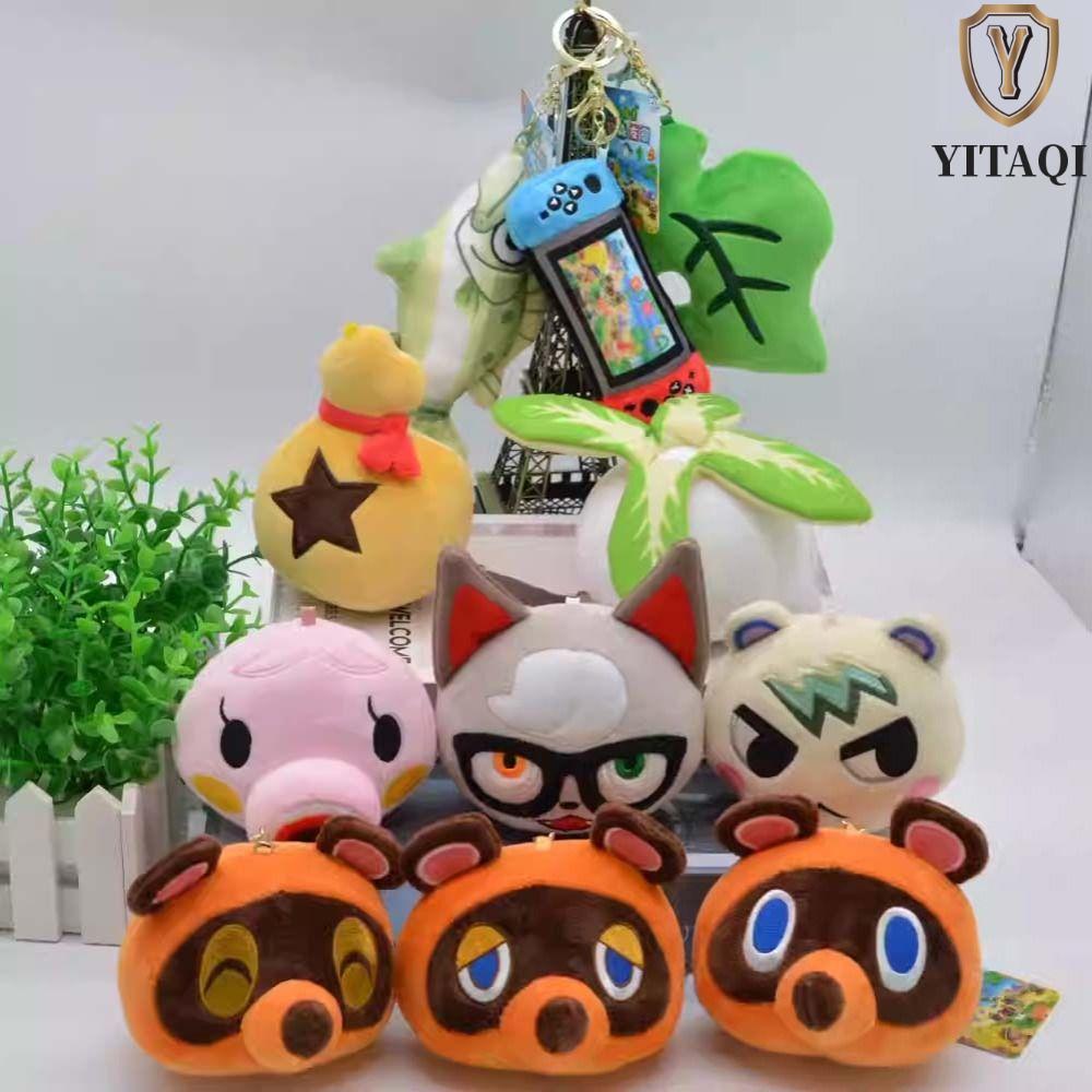 Móc khóa YITAQI Animal Crossing, Marshall Fauna Lá nhỏ Sang trọng Animal Crossing, Ba lô Cyrus K.K R
