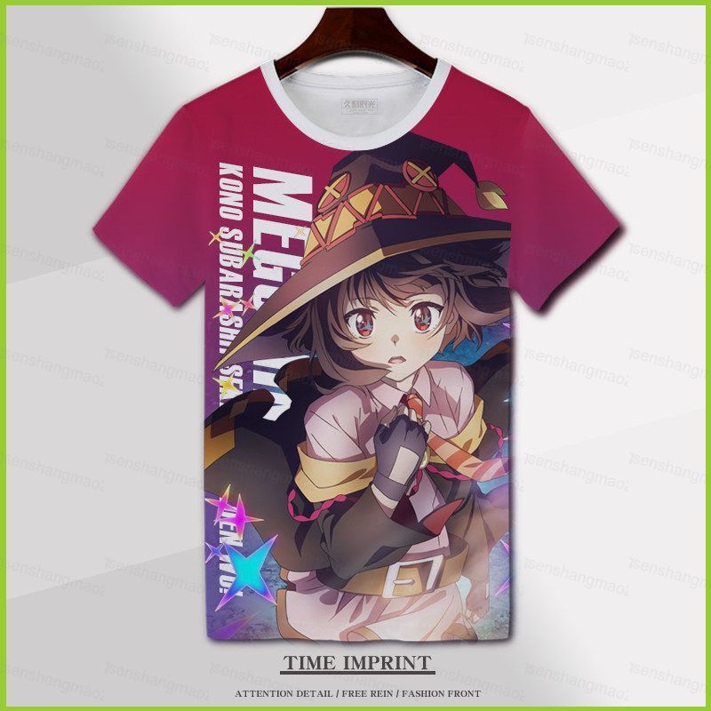 Áo thun unisex KonoSuba: Một vụ nổ trên thế giới tuyệt vời - Character Megumin, phù hợp cosplay