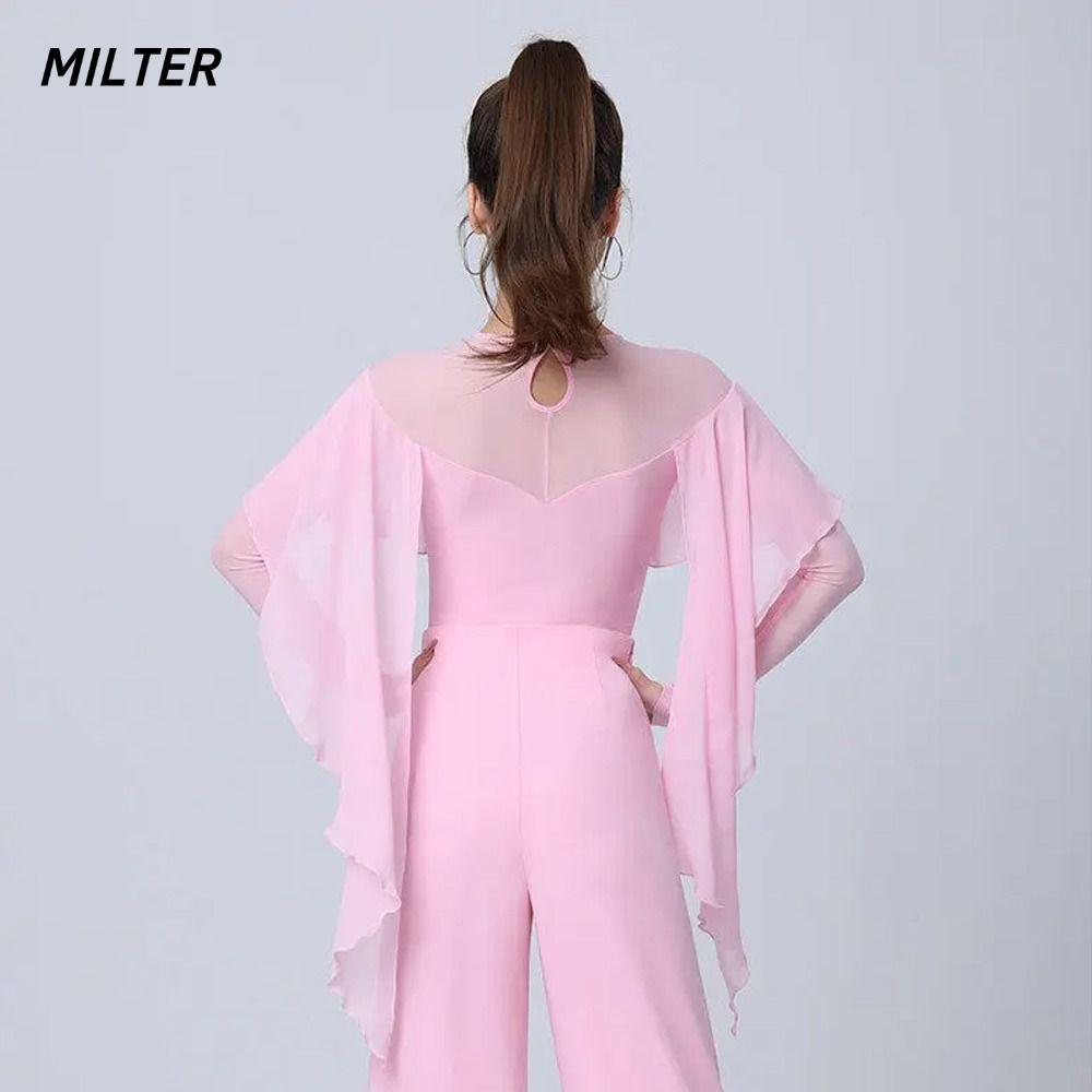 Váy dạ hội hiệu suất MILTER, Váy dạ hội Áo khiêu vũ Latin hiện đại, Biểu diễn thời trang Mặc phụ kiệ