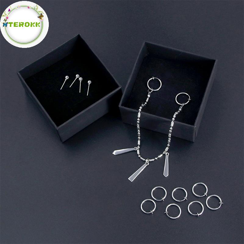 TEROKK Bộ Cosplay Horimiya Miyamura Izumi kèm bông tai và móng tay - Phục trang anime