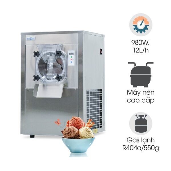 Máy làm kem cứng NEWCOOL NC-BQL-128Y (để bàn) - Gía chưa bao gồm phí nhà bán hàng tự vận chuyển