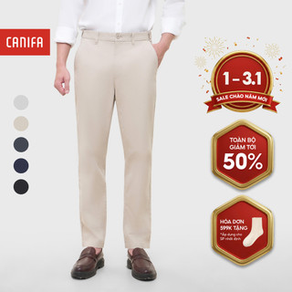  Quần kaki nam CANIFA ống đứng form regular 8BK25A004 