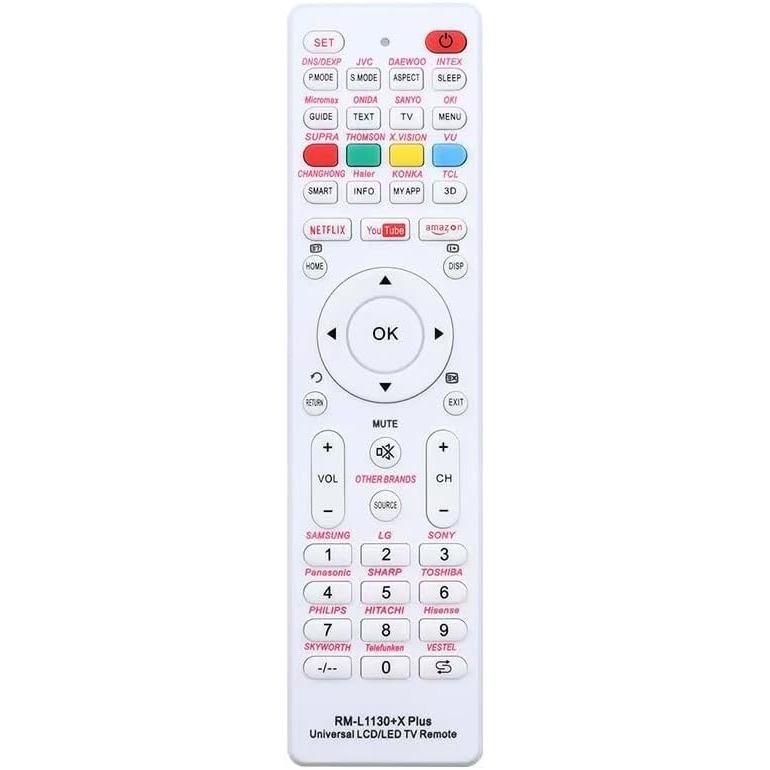 Điều khiển từ xa thay thế đa năng RM L1130 X cho tất cả các thương hiệu TV TV RM L113 12 RM L1130 8 
