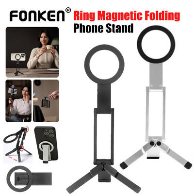 Fonken Có Thể Gập Lại Từ Điện Thoại Chân Máy Giá Đỡ Xoay Để Bàn Cầm Tay Selfie Stick Chân Đế