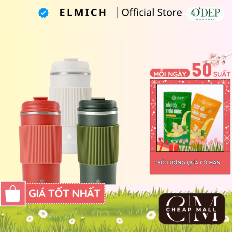 Cốc giữ nhiệt inox 304 Elmich EL8345 dung tích 480ML , Hàng chính hãng - CHEAP CMO