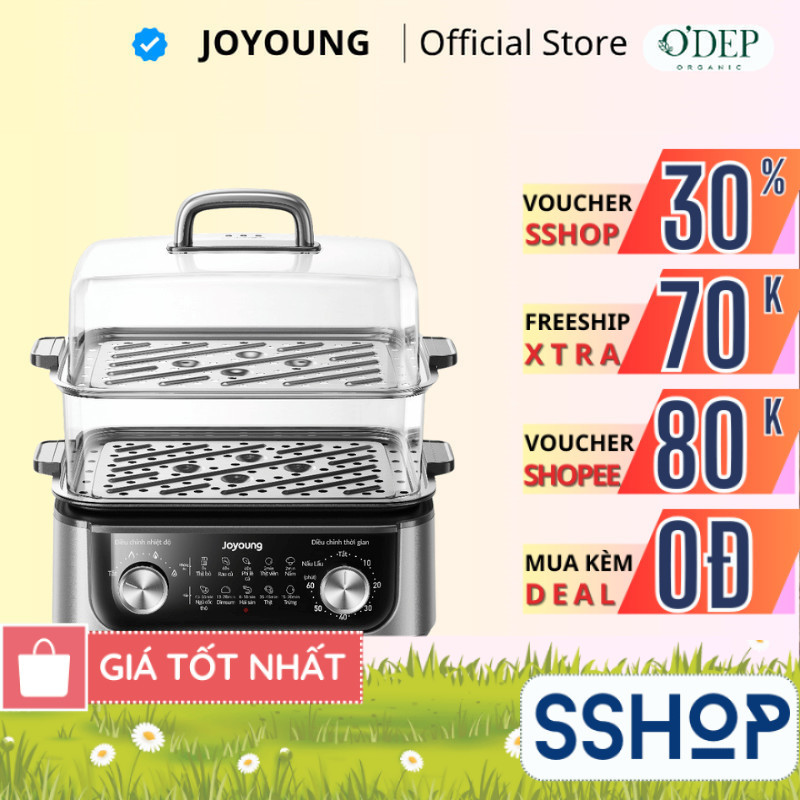 Nồi lẩu hấp đa năng Joyoung JFS-556 | Dung tích 16L | Công suất 1600W - SSHOP SSA
