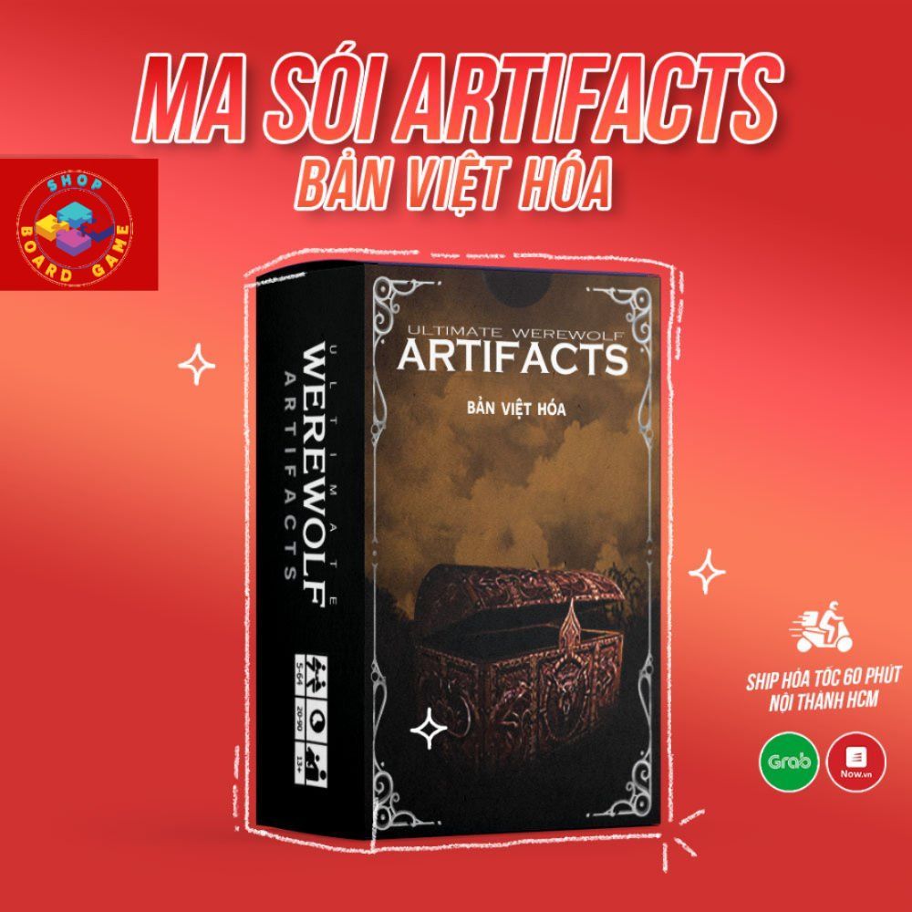 Ma sói artifacts - ma sói cổ vật chơi kèm cùng ma sói ultimate board game