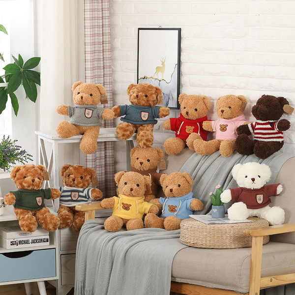 gấu bông gấu bông cute Andusheng Áo Len Gấu Bông Búp Bê Gấu Nhỏ Lấy Búp Bê Sang Trọng Gấu Bông Hội N