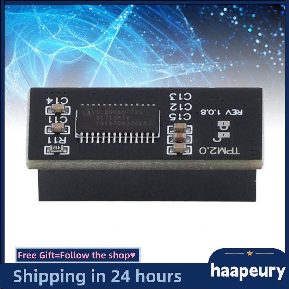 Haape Bộ xử lý mã hóa an toàn Haape Mô -đun TPM 2.0 cho bộ nhớ PC DDR4 với 20Pin 2x10p Chip Gigabyte