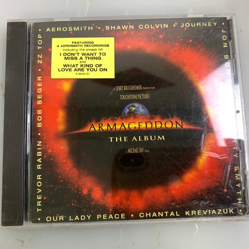 ((Unsealing) Giải thưởng Tượng vàng Oscar Nhạc phim gốc Armageddon Armageddon Doomsday CD ping