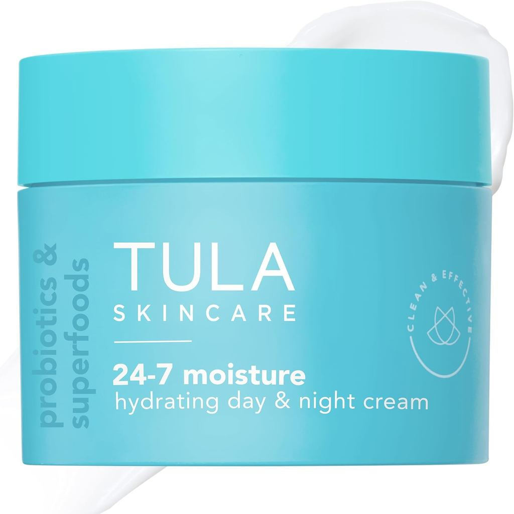 TULA Skin Care 24-7 Hydrating Day & Night Cream - Nourishing Moisturizer for Face, Maintain Skin Bal
