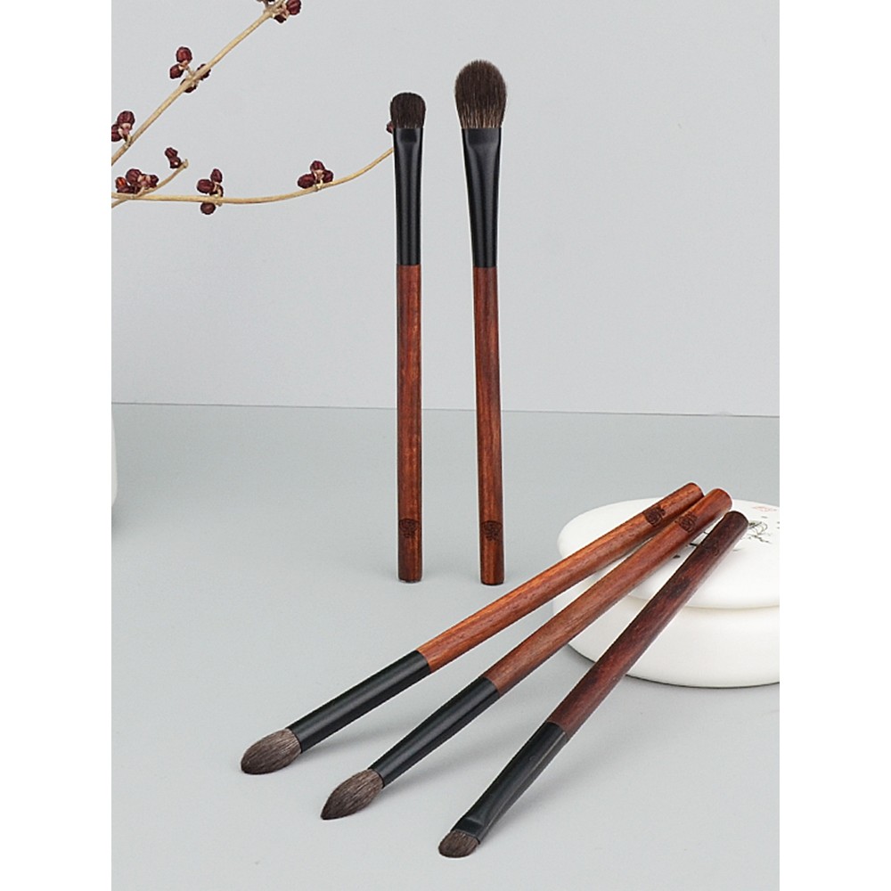 Chanel Rose Mixiang Eyeshadow Brush Set Animal Hair Eye Makeup Brush Wool Color Brush Brush Brush Br