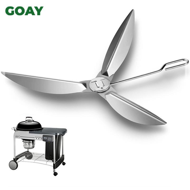 GOAY Thiết kế bộ hệ thống làm sạch một chạm cho Weber Kettle Grill, dành cho 7444 Weber Grill Phụ tù