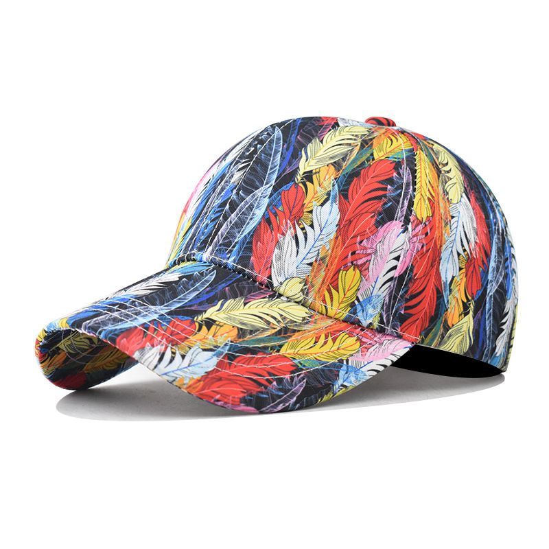 Hot-selling new colorful outdoor products5ya Outdoor baseball cap, leaf baseball cap, personalized C