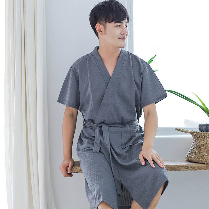 Men's Spring and Summer Thin Short Sleeve and Long Pattern Water-Absorbing Quick-Drying Swimming Nig