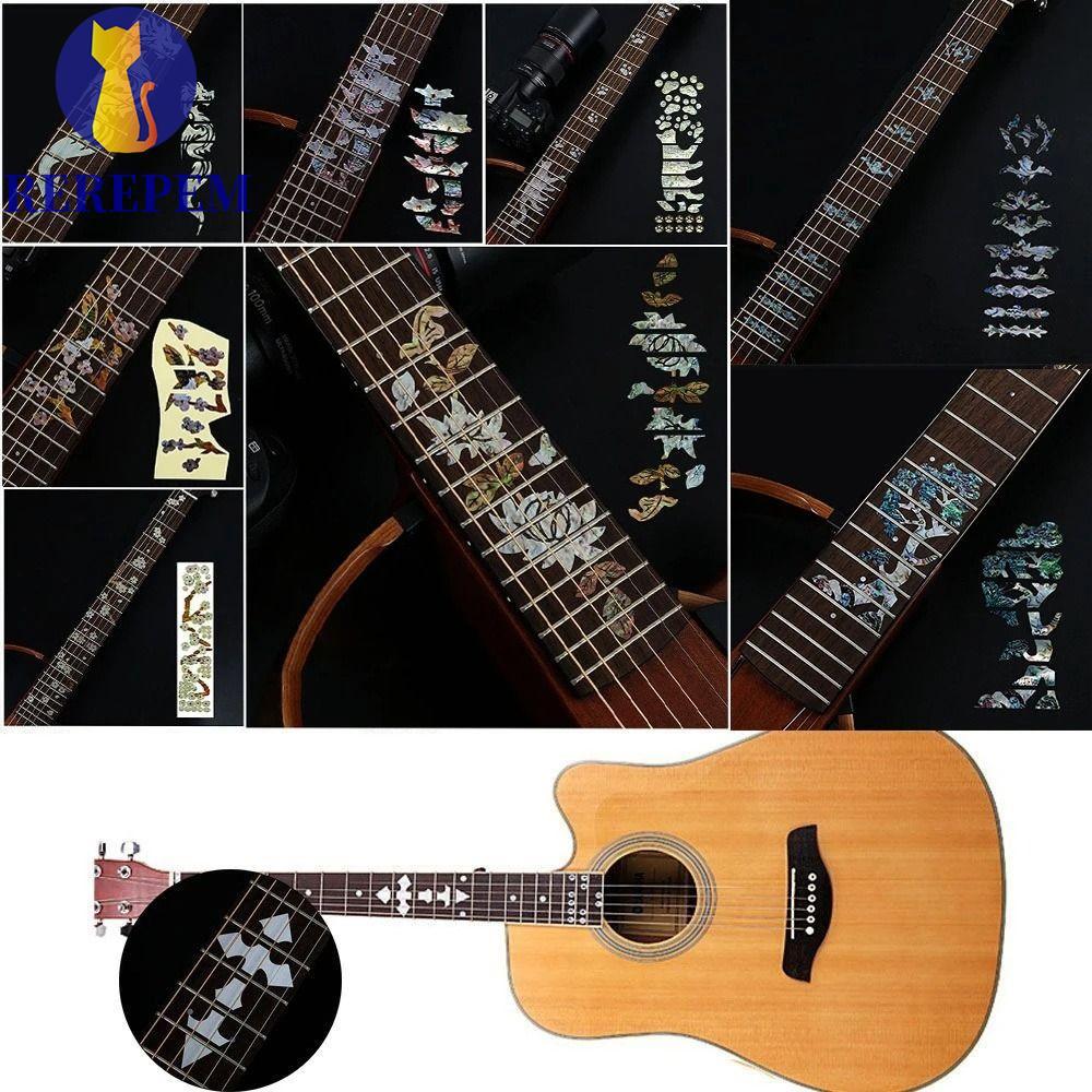 MARTIN1 Cross Inlay Đề Can Siêu Mỏng Guitarra Phụ Kiện Guitar Inlay Miếng Dán Acoustic Guitar Bass P