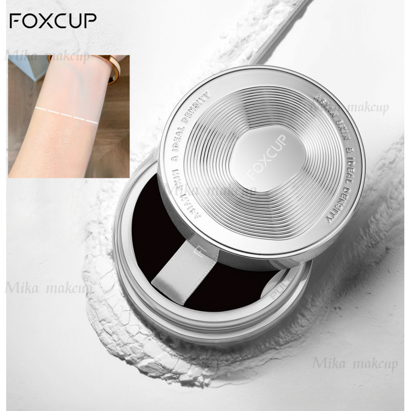 FOXCUP Phấn phủ kiểm soát dầu và định hình phấn phủ mà không bong tróc Phấn phủ tự nhiên và trong su
