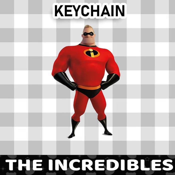 Ganci / Gantungan Kunci Akrilik THE INCREDIBLES - 1 MR INCREDIBLES