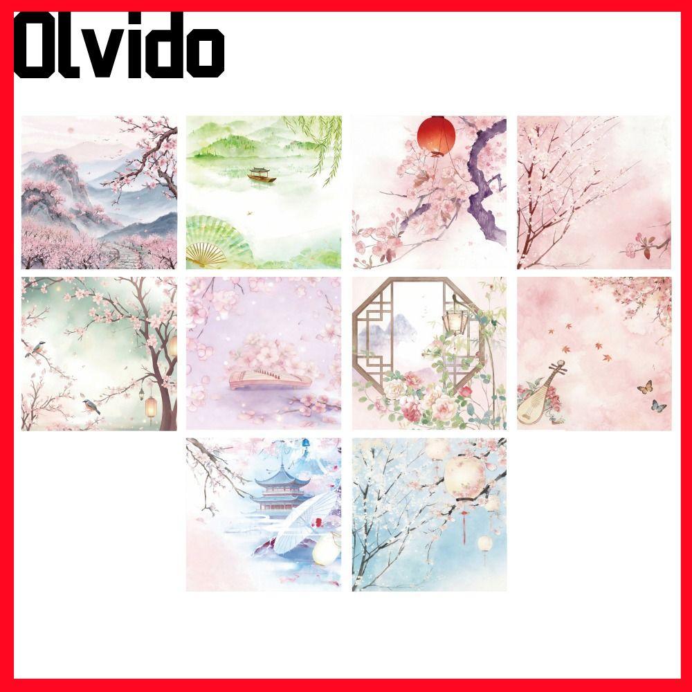 OLVIDO 60 tờ Giấy Origami, Giấy thủ công in hoa hai mặt phong cách Trung Quốc, Hoa anh đào Trang trí