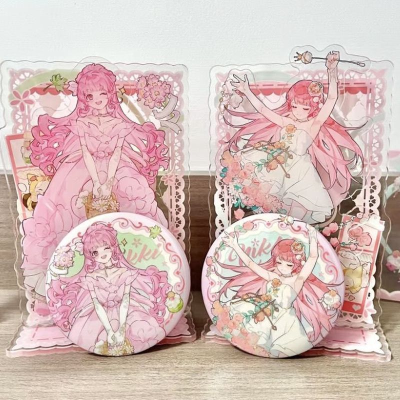 Shining Nikki / Nikki / Shining Warm Beautiful Badge Bộ sưu tập trang trí thẻ đứng / kil