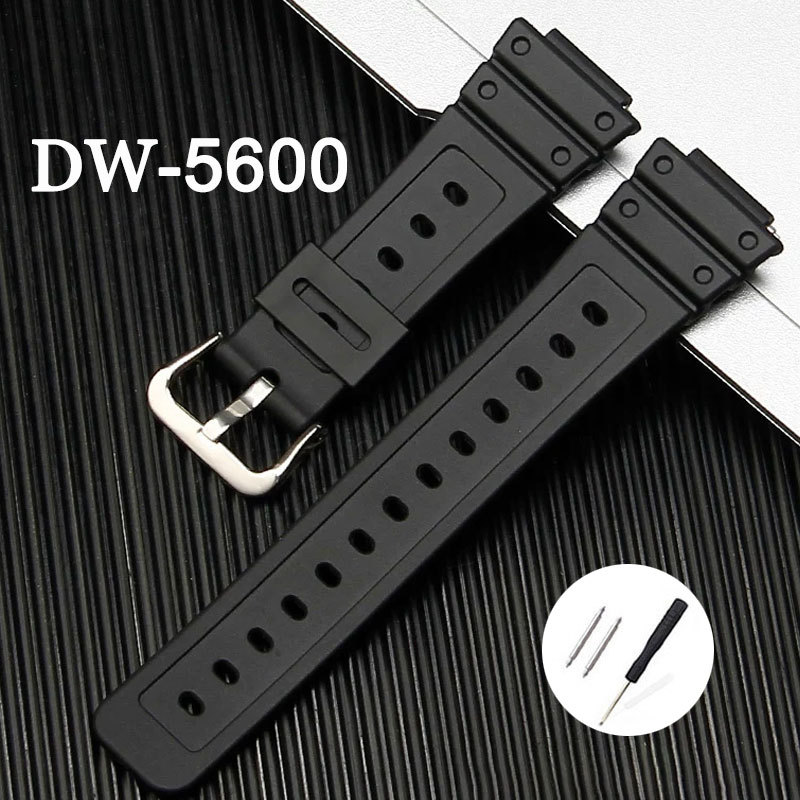 Dây đeo đồng hồ TPU cho Casio DW-5600 DW-6900 9052 GW-6600 Cao su silicon Nhựa Dây đeo đồng hồ sinh 