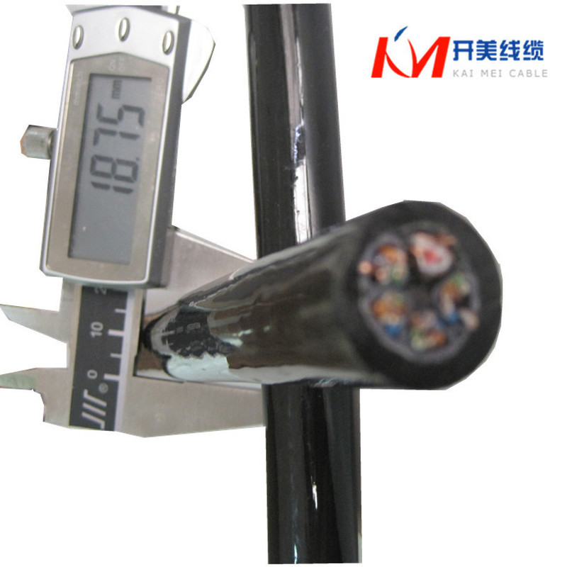 2 Square 4 Square Plus CAT6 Cáp kết hợp cáp mạng TPU / TPEE Vòng tròn lớn Cáp xoắn ốc Cáp điều khiển