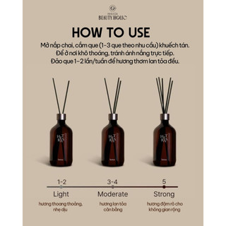 Bộ khuếch tán tinh dầu thơm phòng HETRAS Premium Diffuser 500ml - Objet Diffuser 200ml