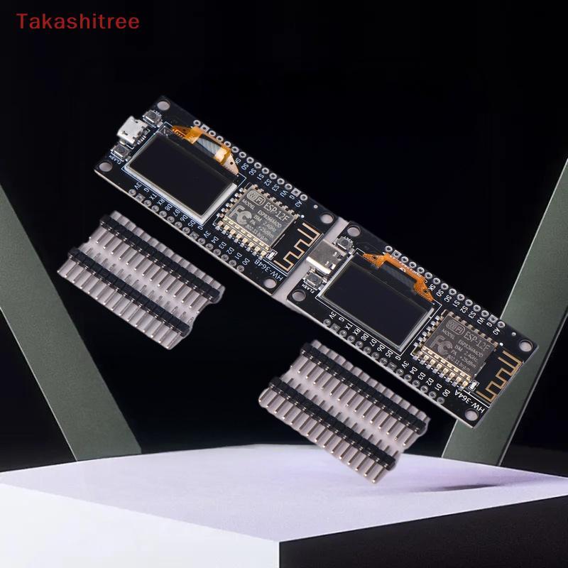 (Takashitree) Bảng phát triển ESP8266 Tích hợp màn hình OLED 0,96 Inch có hộp bảo vệ, mô-đun không d