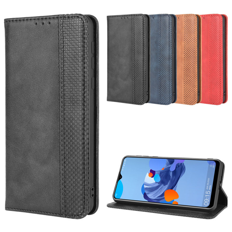 Thích hợp cho Oukitel C19 Vỏ Điện Thoại Oukitel C19 Vỏ Da Điện Thoại Từ Thẻ Lật Vỏ Bảo Vệ C19 Tiền