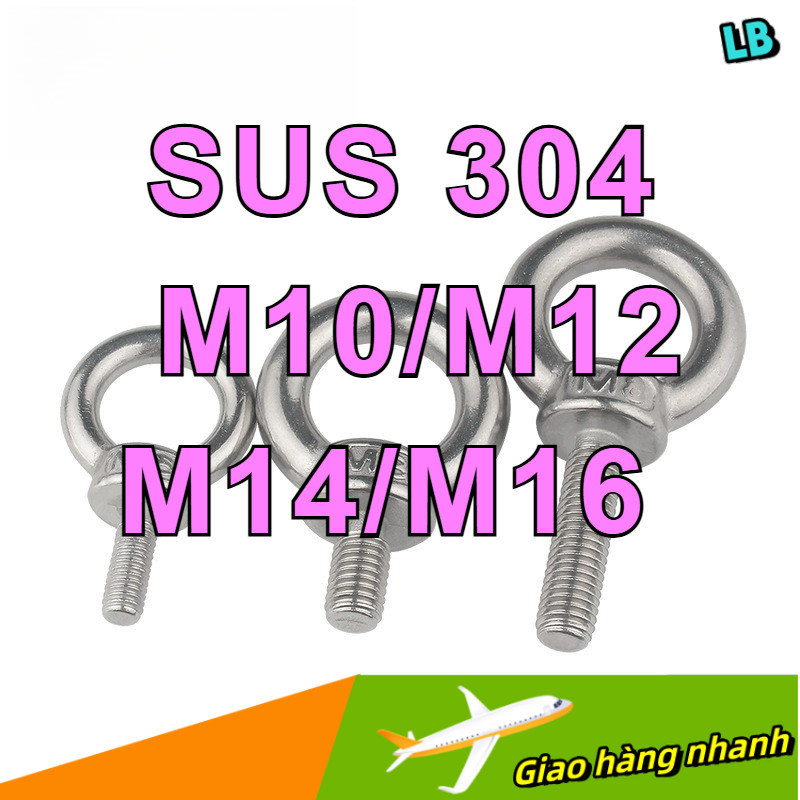 Bulong móc cẩu, bulong tai cẩu, bulong mắt INOX 304 / Bulong Tai Cẩu, Bulong Móc Cẩu, Bulong Mắt INO