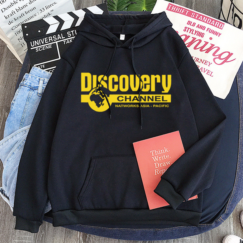 Discovery Channel Áo Hoodie Áo khám phá kênh Áo có mũ trùm đầu