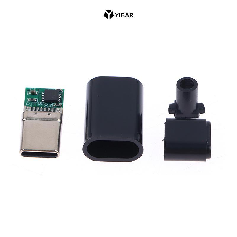 YIBAR 5A PD / QC Decoy Board Sạc nhanh 5V 9V 12V 15V 20V Mô-đun PD 2 3.0 DC Kích hoạt Cáp USB Type-C