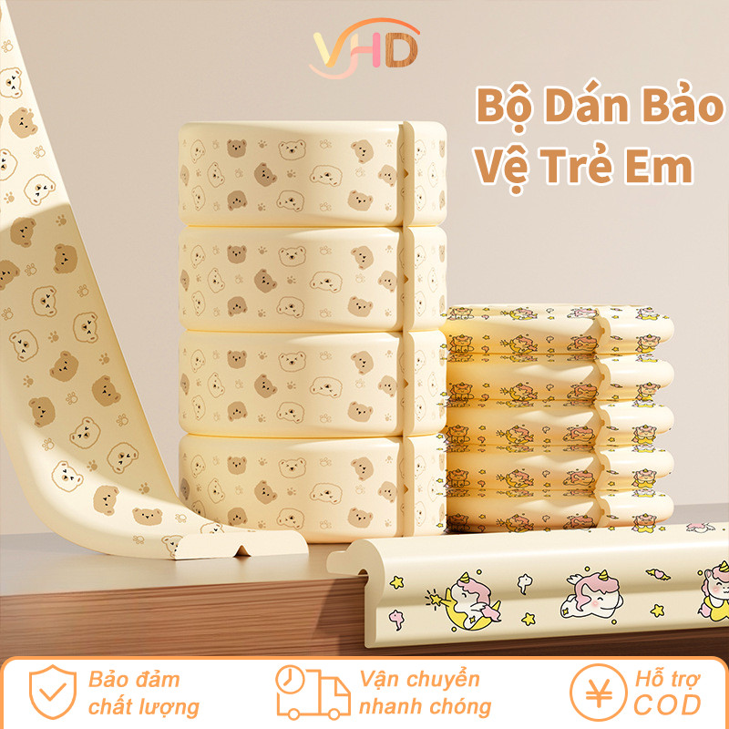 Miếng Dán Bảo Vệ Góc Tường & Cạnh Bàn Cho Bé - Dải Xốp Chống Va Đập Dài 2M, An Toàn Tuyệt Đối