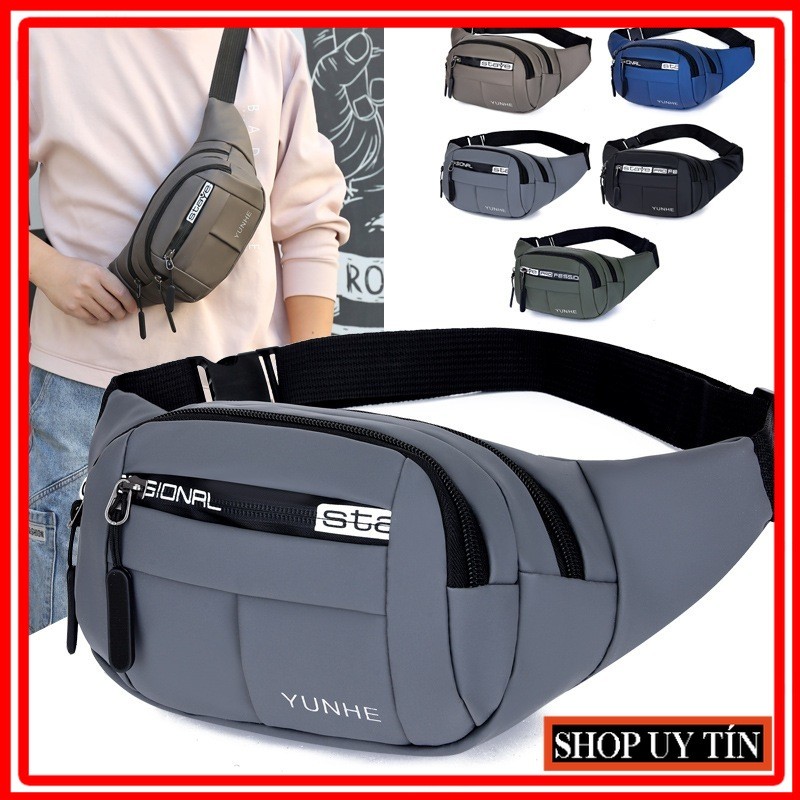 Túi Đeo Chéo Bao Tử Thời Trang Túi đeo Hông Chất liệu Polyester Cao cấp Chống Nước.