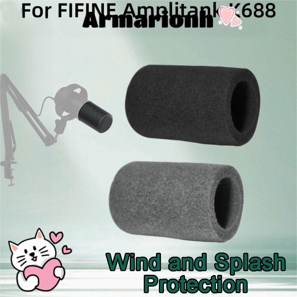 ARMARIO 1 Chiếc Vỏ Micro, Thay Thế Chống Gió Mic Kính Chắn Gió, Bọt Xốp Xốp Đổ Xe Chuyên Nghiệp Cho 