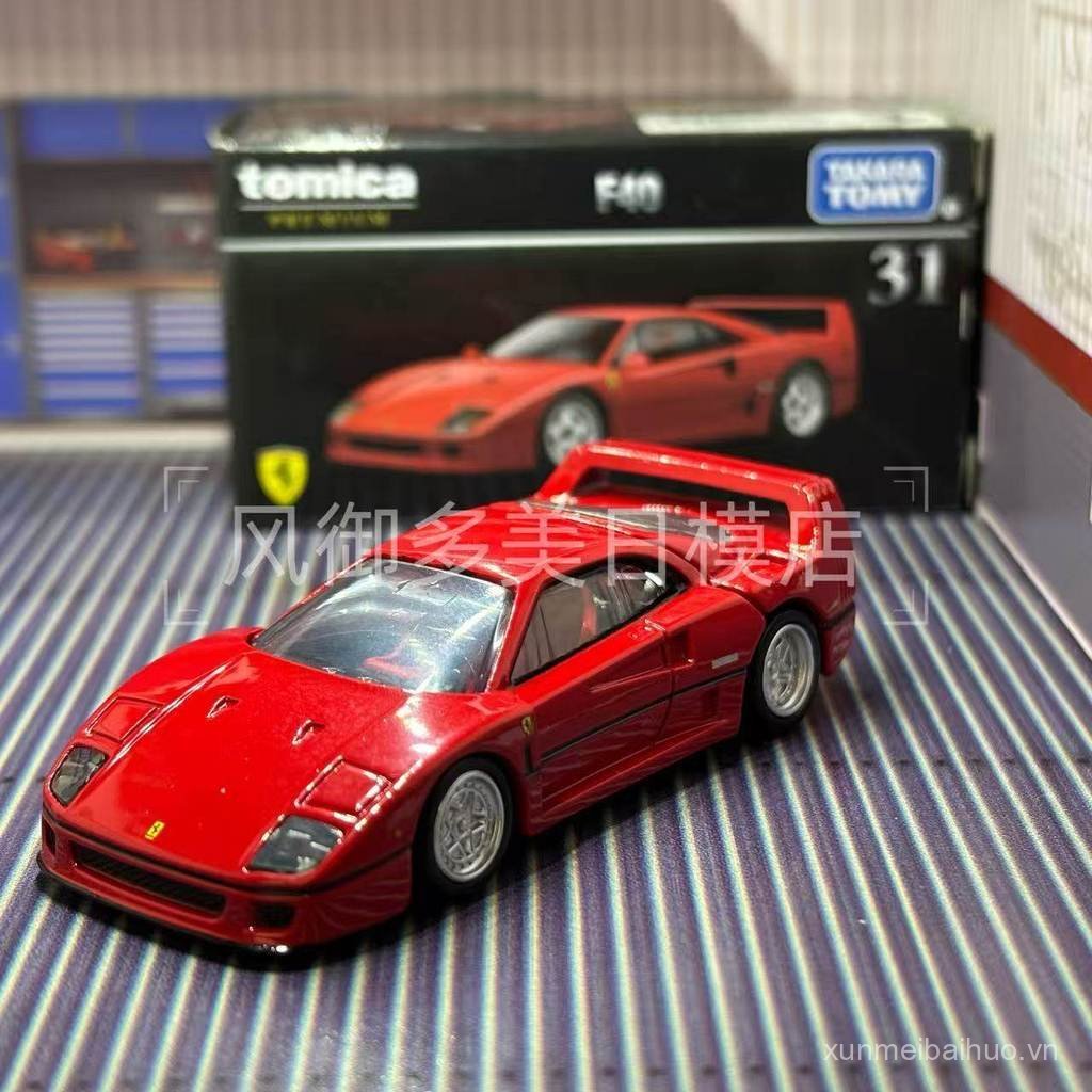 TOMY TOMY TOMICA Hộp Đen TP31 Ferrari f40 Tesla Flagship Lamborghini Hợp Kim Xe