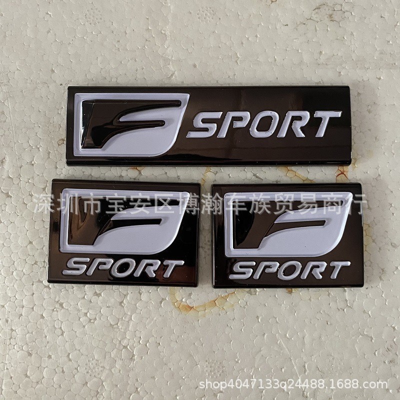 Thích Hợp Cho Xe Lexus Lexus Logo Xe Ô Tô Sửa Đổi F-SPORT Miếng Dán Xe Fender Bên Nhãn Đuôi Xe Ô Tô 