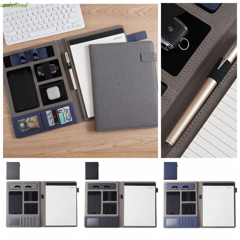 JARREDIW Business Clipboard, Memo Clipboard Đàm phán Thư mục hội nghị Notepad A4, Da di động A4 Thư 